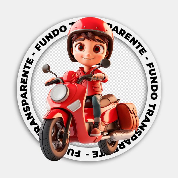 ENTREGADOR | DELIVERY | IMAGEM SEM FUNDO