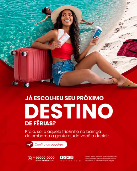 AGÊNCIA DE VIAGENS SOCIAL MEDIA PSD EDITÁVEL 2
