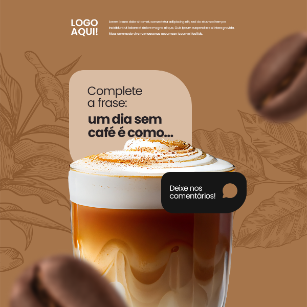 SOCIAL MEDIA CAFETERIA - COMPLETE A FRASE