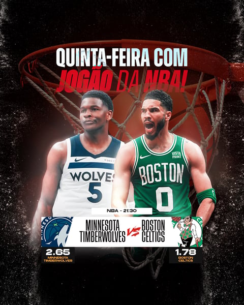 JOGO DO DIA MINNESOTA TIMBERWOLVES X BOSTON CELTICS