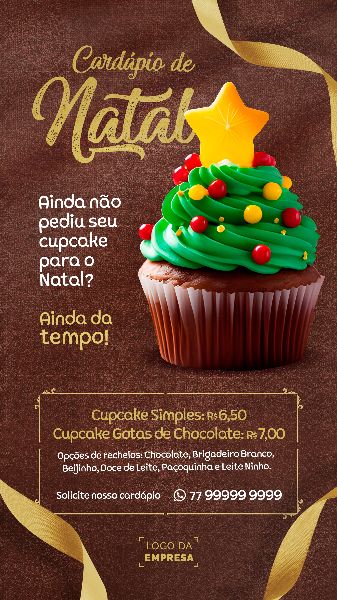 CARPÁDIO DE NATAL CUPCAKE - 03