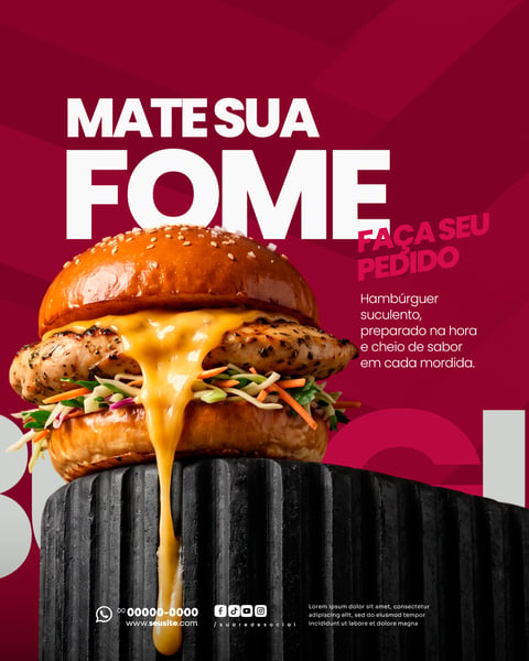 HAMBURGUERIA SOCIAL MEDIA PSD EDITÁVEL 5