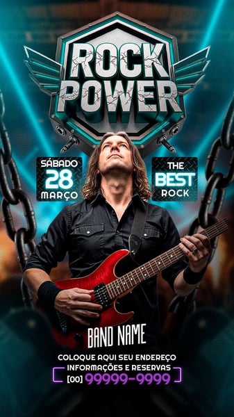FLYER STORY EVENTO SHOW ROCK SOCIAL MEDIA PSD EDITÁVEL 03
