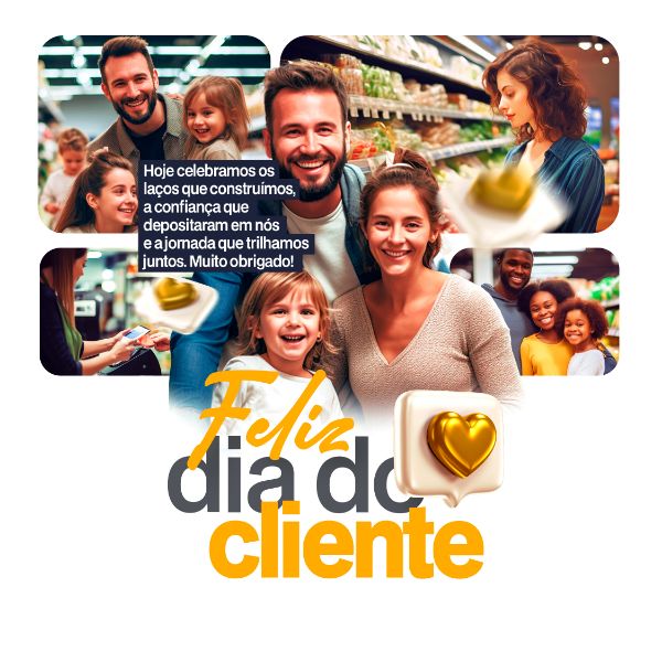 DIA DO CLIENTE 15 DE SETEMBRO POST BANNER COMEMORATIVO PSD EDITÁVEL
