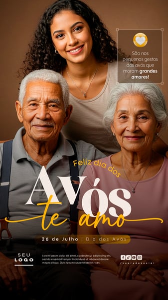 DIA DOS AVÓS 26 DE JULHO STORY SOCIAL MEDIA PSD EDITÁVEL 11