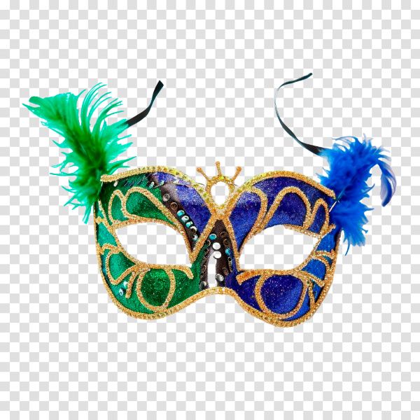 MÁSCARA DE CARNAVAL ELEMENTO PARA COMPOSIÇÃO PNG