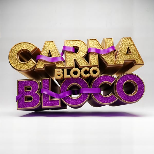 SELO 3D CARNAVAL BLOCO A FESTA DAS OFERTAS 02