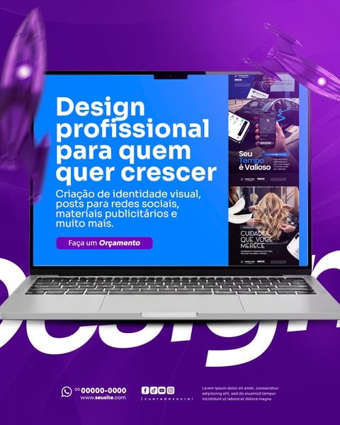 DESIGN GRÁFICO SOCIAL MEDIA PSD EDITÁVEL 2