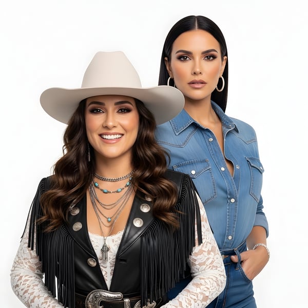 DUPLA SERTANEJA DUAS MULHERES ELEGANTES CANTORAS 06