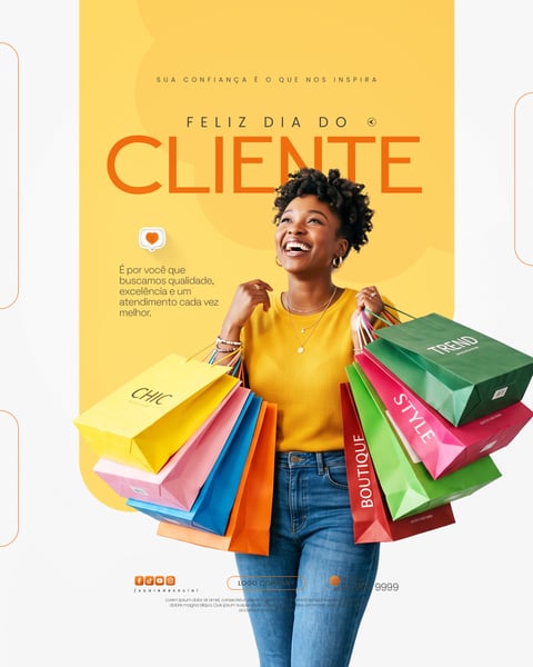 DIA DO CLIENTE HOMENAGEM ESPECIAL ARTE PARA REDES SOCIAIS SOCIAL MEDIA PSD EDITÁVEL 1