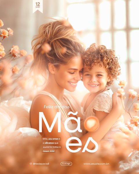 DIA DAS MÃES SOCIAL MEDIA POST FEED VERTICAL