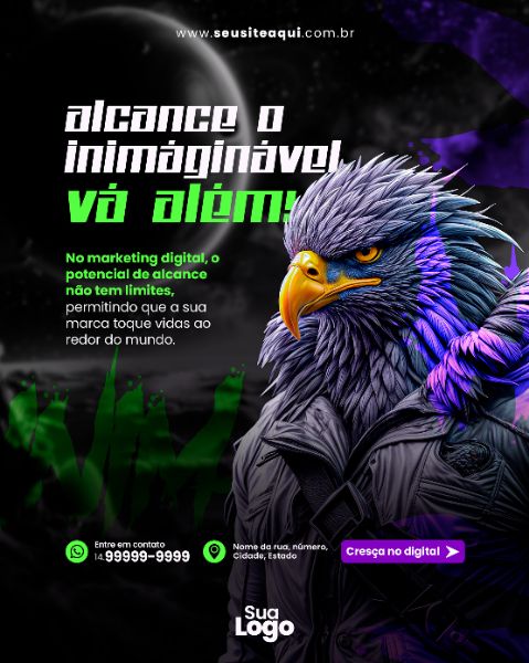 FEED VERTICAL - AGÊNCIA DE MARKETING DIGITAL | PSD EDITÁVEL