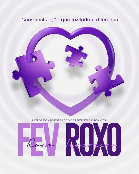 CAMPANHA | FEVEREIRO ROXO -  SOCIAL MEDIA