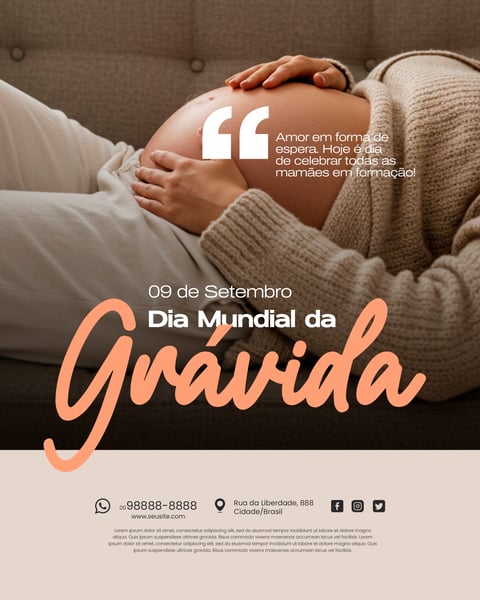 9 DE SETEMBRO DIA MUNDIAL DA GRAVIDA