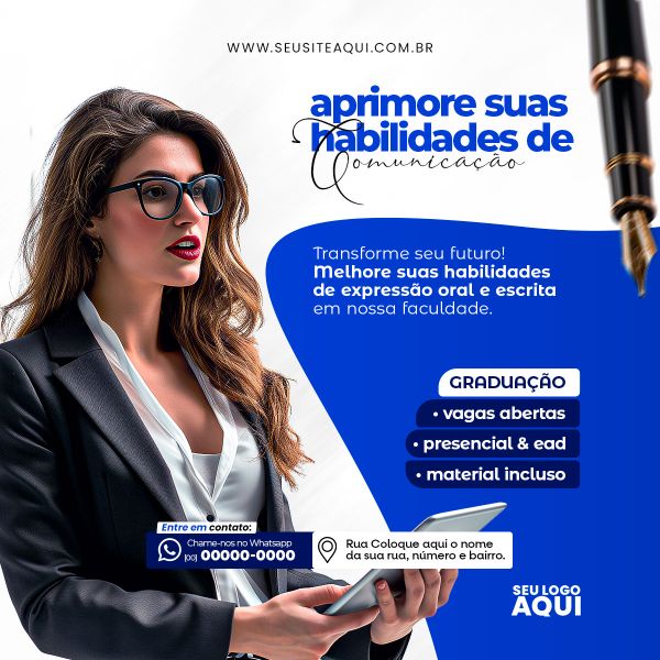 VOLTA ÀS AULAS | FACULDADE | ESCOLA | PSD EDITÁVEL