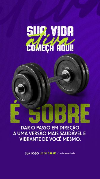 STORY - ACADEMIA - É SOBRE DAR O PRIMEIRO PASSO