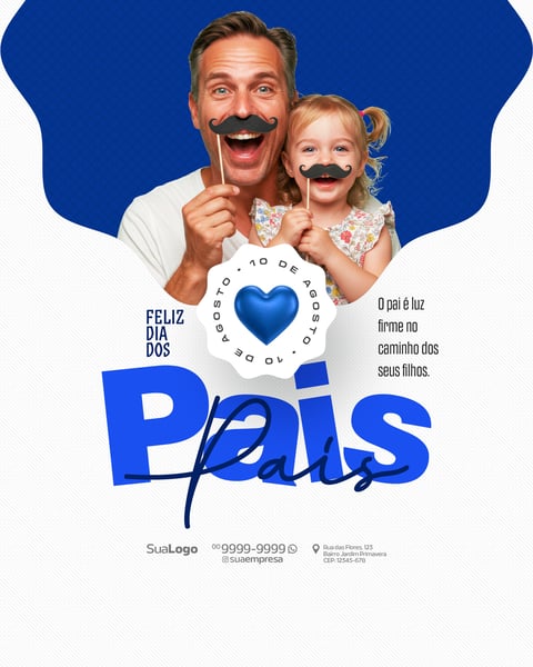 SOCIAL MEDIA DIA DOS PAIS 10 DE AGOSTO
