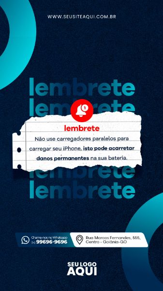 STORY - ASSISTÊNCIA TÉCNICA CELULAR E CONSOLES - MANUTENÇÃO, CONCERTO - PSD EDITÁVEL