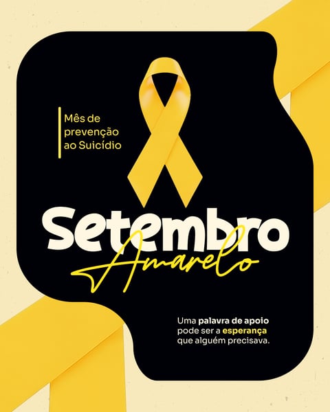 SOCIAL MEDIA SETEMBRO AMARELO PSD EDITÁVEL FEED 4