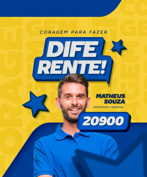 ELEIÇÕES CAMPANHA E MARKETING POLÍTICA 2024 CORAGEM PARA FAZER DIFERENTE PSD EDITÁVEL