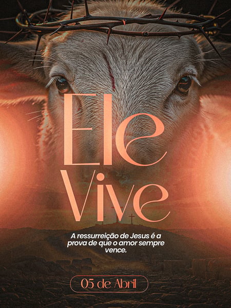 FELIZ PÁSCOA ELE VIVE 7