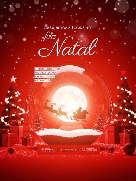 FELIZ NATAL 25 DE DEZEMBRO SOCIAL MEDIA PSD EDITÁVEL 6