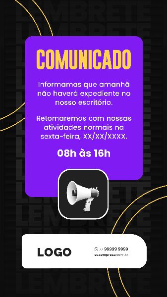 COMUNICADO IMPORTANTE