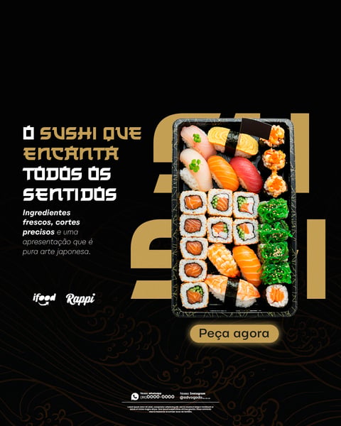 SUSHI 3 PSD EDITÁVEL