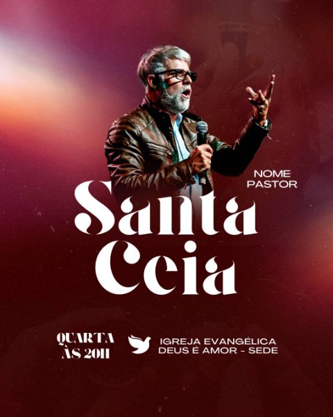 ARTE GOSPEL - SANTA CEIA - CANVA