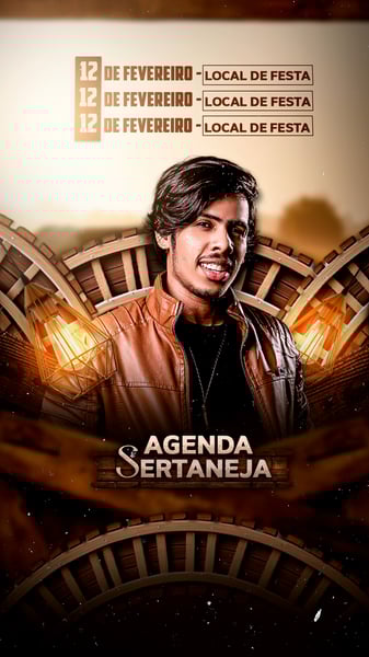 FLYER AGENDA SERTANEJA STORY
