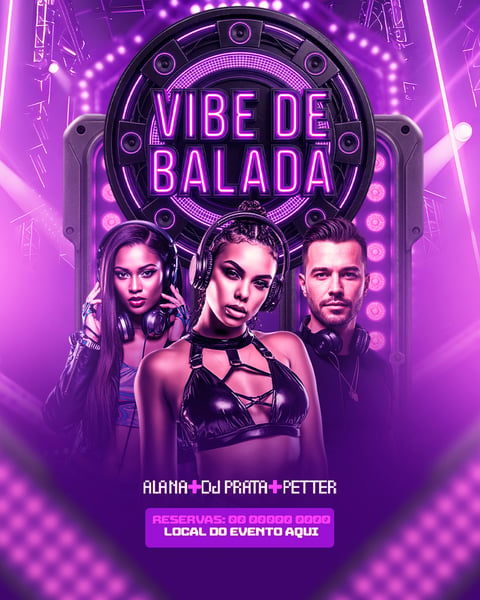 FLYERS PARA EVENTOS VIBE DE BALADA FEED