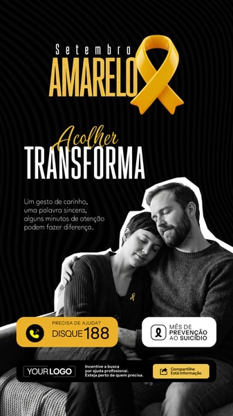 STORY SETEMBRO AMARELO MÊS DE PREVENÇÃO AO SUICÍDIO SOCIAL MEDIA PSD EDITÁVEL 07