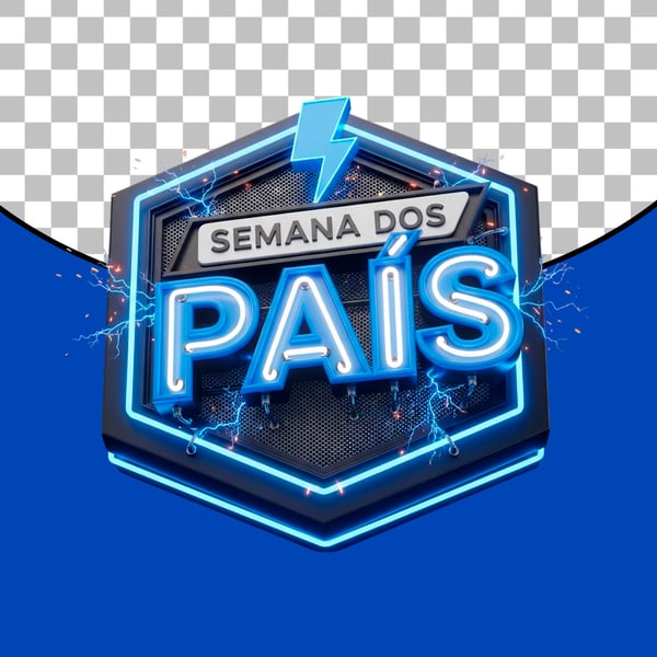 SELO 3D  SEMANA DOS PAIS