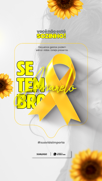 SETEMBRO AMARELO VOCÊ NÃO ESTÁ SOZINHO