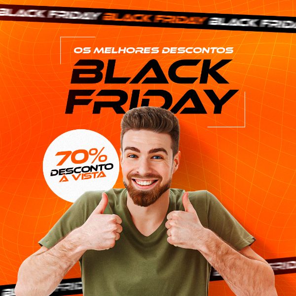 SOCIAL MEDIA BLACK FRIDAY 70% DESCONTO FEED
