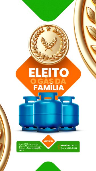 STORY - DISTRIBUIDOR DE GÁS - ELEITO O GÁS DA FAMÍLIA