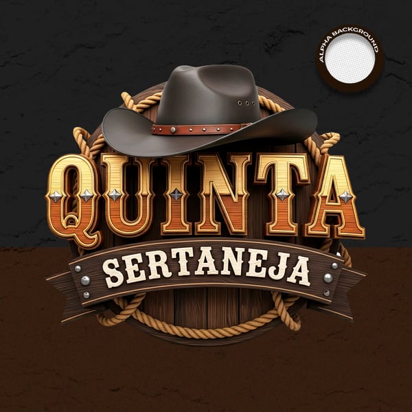 ELEMENTO DE MADEIRA PARA COMPOSIÇÃO DE ARTES 2026 SELO 3D QUINTA SERTANEJA