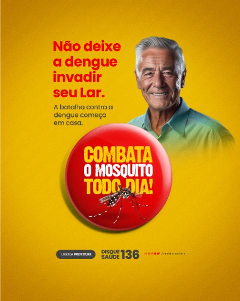 SOCIAL MEDIA - COMBATA O MOSQUITO TODO DIA - A BATALHA CONTRA A DENGUE