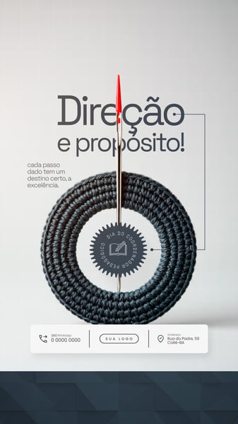 DIREÇÃO E PROPÓSITO DIA DO COORDENADOR PEDAGÓGICO SOCIAL MEDIA PSD EDITÁVEL