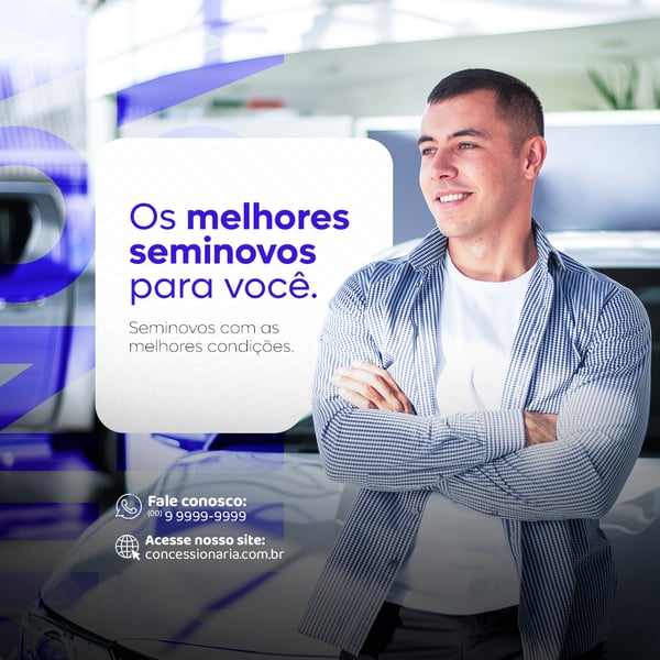 CONCESSIONÁRIA SEMINOVOS FEED PSD EDITÁVEL