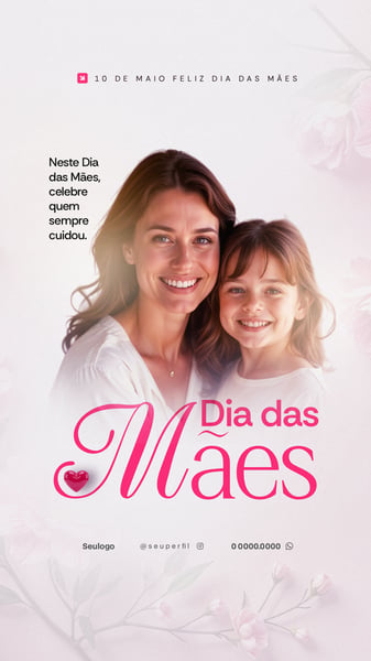 DIA DAS MÃES STORY FLYER PSD 1