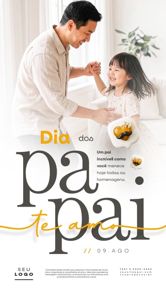 DIA DOS PAIS 09 DE AGOSTO STORY SOCIAL MEDIA PSD EDITÁVEL 10