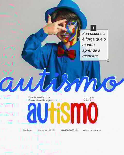 DIA DO AUTISMO FLYER SOCIAL MEDIA 12