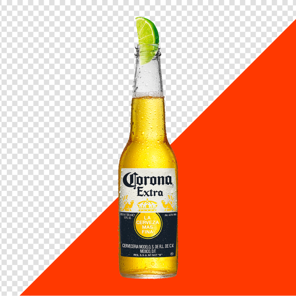 GARRAFA LONG NECK CERVEJA CORONA EXTRA PNG TRANSPARENTE SEM FUNDO
