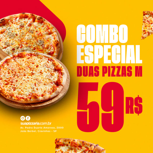 COMBO ESPECIAL PROMOÇÃO DE PIZZA