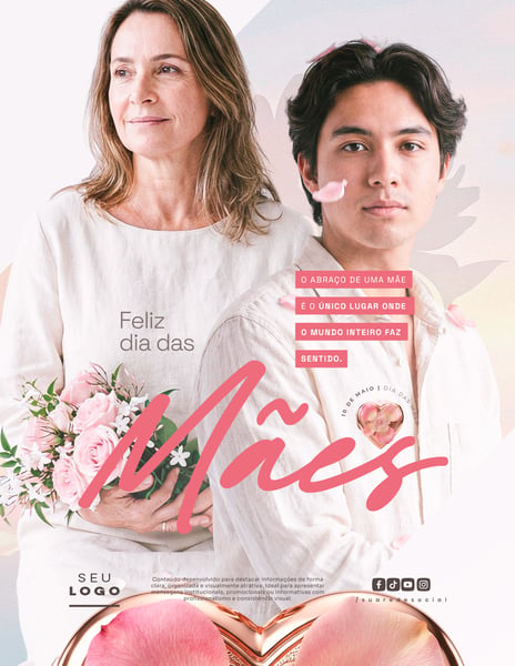 DIA DAS MÃES 10 DE MAIO SOCIAL MEDIA PSD EDITÁVEL 1