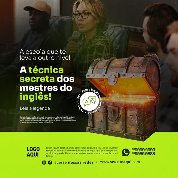ESCOLA DE INGLÊS - TÉCNICA SECRETA