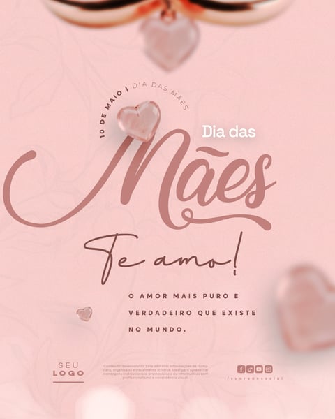 DIA DAS MÃES 10 DE MAIO SOCIAL MEDIA PSD EDITÁVEL 4
