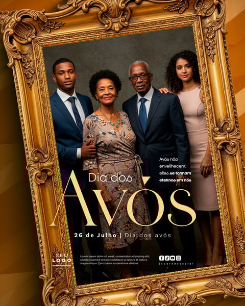 DIA DOS AVÓS 26 DE JULHO SOCIAL MEDIA PSD EDITÁVEL 4