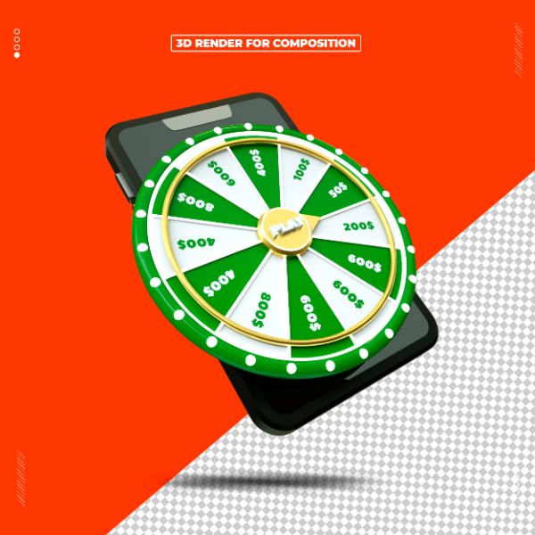 3d render object casino roulette